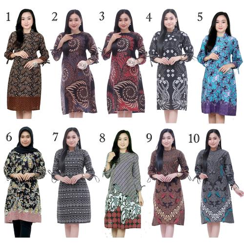 Foto Produk Baju Atasan Wanita Tunik 01 / Blus Batik Kantor dari Batik Ifa