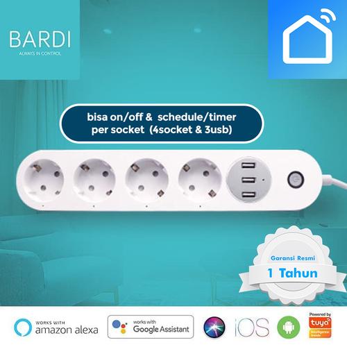 Foto Produk BARDI Smart Extention Power Strips (Smart Stop Kontak, Socket WIFI) dari Smart Life ID