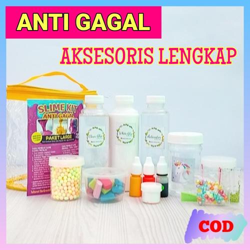 Foto Produk Slime Kit ANTI GAGAL Lengkap Isi Banyak/Bahan Slime/KUNING LARGE dari www-bajualya-com