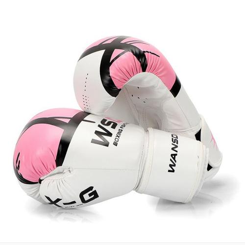 Foto Produk Boxing Gloves / Sarung Tinju WANSDA / WSD - White Pink dari KRB Pro