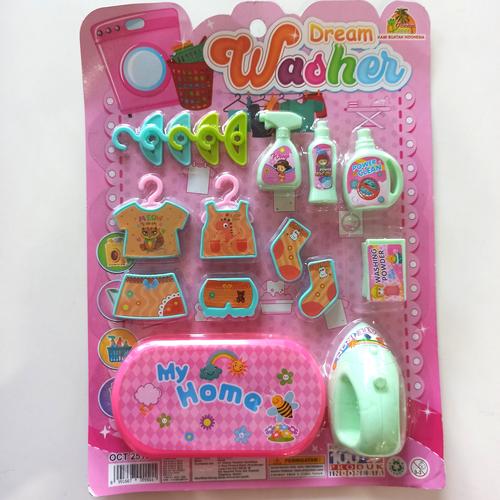 Jual Dream Washer Mainan Anak Perempuan Kelengkapan Mencuci Dan Menyetrika Kab Tangerang Grosir Murah Mainan Tokopedia