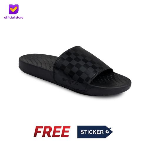 Foto Produk Sandal Pria Slide Footstep Footwear - Hexa Black - 42 dari Footstep Footwear