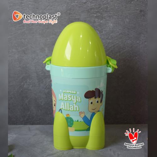Gambar TECHNOPLAST NAJMA & HAIKAL BOTTLE 530 ML / BOTOL MINUM BENTUK ROKET dari Technoplast Kab. Tangerang Tokopedia