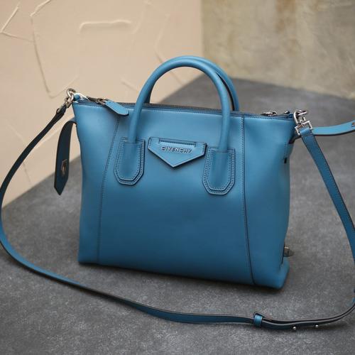 givenchy antigona soft small teal blue 