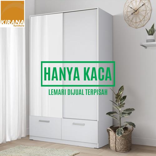 Foto Produk Kirana - Kaca Lemari Pakaian Lemari Sliding 2 Pintu Omaha dari KiranaFurniture