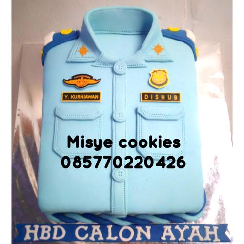 Jual kue ulang tahun seragam TNI,Polisi,PNS/Birthday cake pejabat