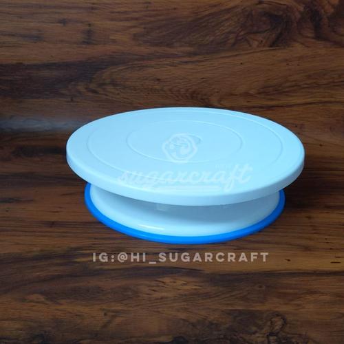 Promo Meja putar turn table alat dekorasi cake rotating display lazy