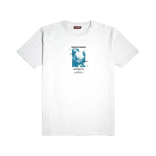 Foto Produk Morwick Tshirt Kaos Pria Paradox Putih - S dari Morwick Official Shop