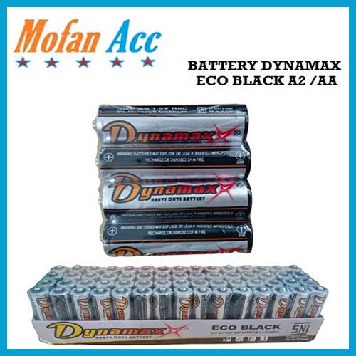 Foto Produk Baterai AA A2 Alkaline Dynamax Abu Eco Black 1.5v Baterai Kualitas SNI dari mofan accesories