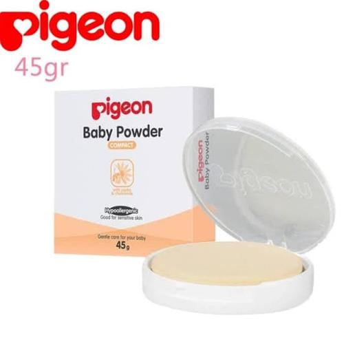 Foto Produk Pigeon Bedak Padat Bayi / Baby Compact Powder with Case - 45gr dari Baby Ninja Official Store