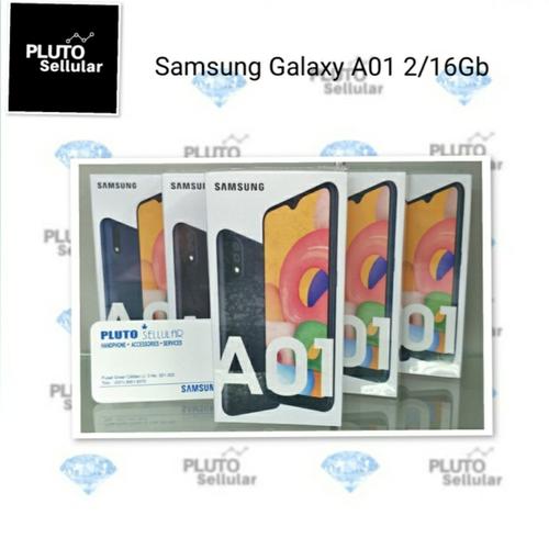 Foto Produk Samsung Galaxy A01 2/16 Gb Grs resmi Sein - Hitam dari Pluto sellular