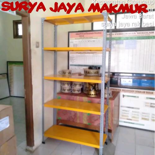 Jual RAK BESI SIKU BISA CUSTOM WARNA DAN BISA COD - Kab. Bogor - surya ...
