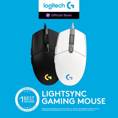 Foto Produk Logitech G102 Lightsync Gaming Mouse - Hitam dari Logitech G Official