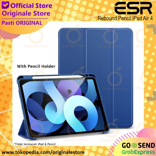 Foto Produk ESR Rebound Pencil Case iPad Air 4 10.9 Inch Soft Casing - Hitam dari Originale Store