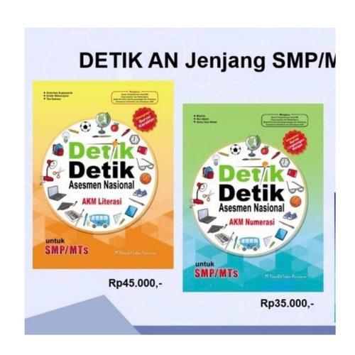 Foto Produk Detik AN SMP 2021 Asesmen Nasional SMP / MTs AKM Numerasi dan Literasi - tanpa kunci dari Diaz shop depok