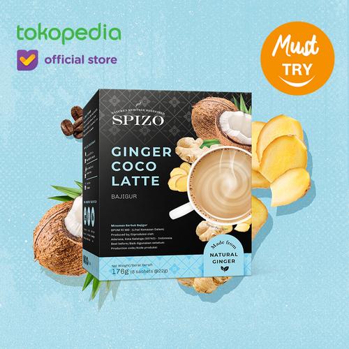 Gambar Ginger Coco Latte (Bajigur, Coconut Milk (Santan), Jahe) 8 Sachet /Box dari SPIZO undefined Tokopedia