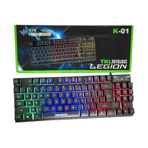 Gambar Keyboard NYK K01 K 01 Legion RGB Keyboard Gaming NYK dari PojokITcom Pusat IT Comp Kota Surabaya Tokopedia