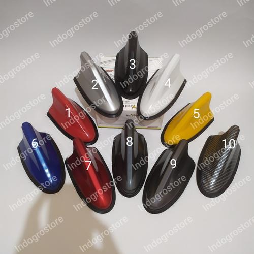 Foto Produk antena shark fin hybrid js racing mobil Mazda 2 3 6 Biante CX 5 7 9 - 4.PUTIH dari Indogrostore