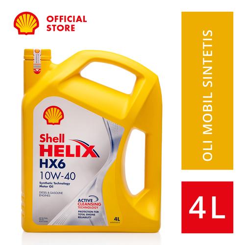 Foto Produk Oli Mesin Mobil Shell Helix HX6 10W-40 (4L) dari SHELL Indonesia