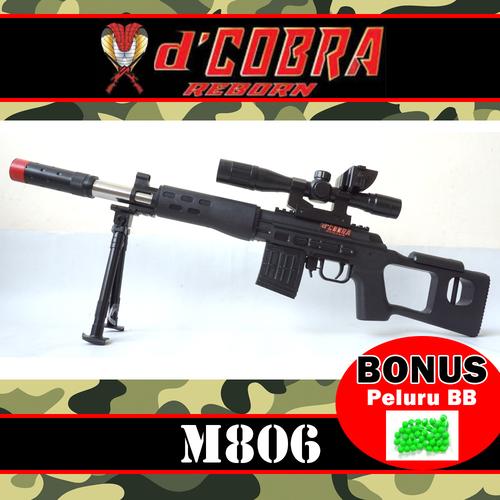 Foto Produk Mainan Senapan Sniper SVS M-806 Modern Version - Cobra M806 dari Edantoys