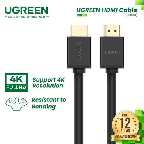 Foto Produk UGREEN HDMI 2.0 Cable - HD104 - 1 Meter dari UGREEN Authorized Store