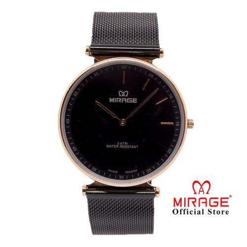 Foto Produk Jam Tangan Pasir Pria Terbaru Mirage Original 8711M Hitam Rosegold dari Mirage Watch