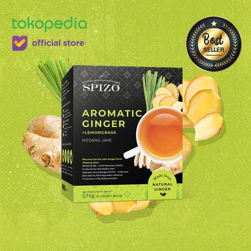 Gambar Aromatic Ginger + Lemongrass (Wedang Jahe) 8 Sachet Minuman Bubuk /Box dari SPIZO undefined Tokopedia