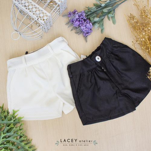Foto Produk Celana Anak Perempuan Orley Short Lacey Atelier - Hitam, XS 9-12 bulan dari LACEY atelier