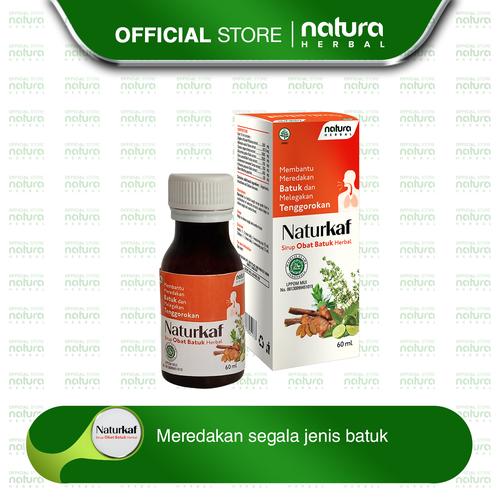 Foto Produk Obat Batuk Herbal Naturkaf - 60 ml dari naturaherbal