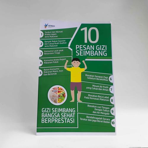 Gambar Poster Pesan Gizi Seimbang dari Syafana Kab. Sleman Tokopedia