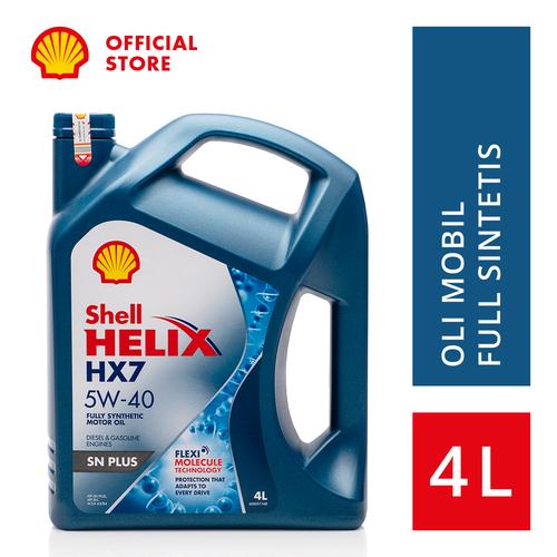 Foto Produk Oli Mesin Mobil Shell Helix HX7 5W-40 (4L) dari SHELL Indonesia
