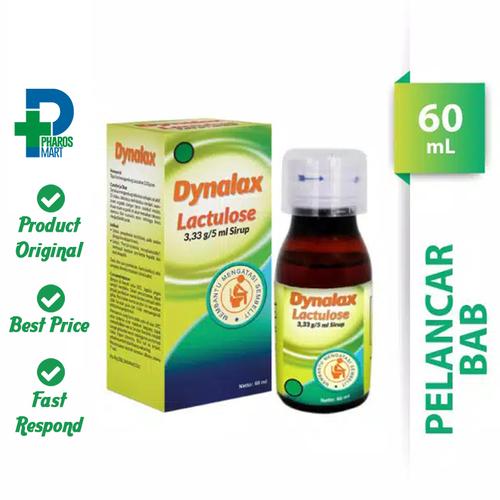 Foto Produk Dynalax Syrup Suspensi 60ML - PELANCAR BAB dari Pharos Official Store