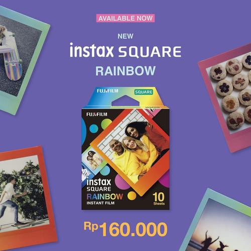 Foto Produk Refill Instax Square Rainbow isi 10 Lembar dari taskamera-id