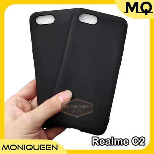 Foto Produk Realme C2 SLIM BLACK MATTE CASE SOFTCASE Blackmatte case dari MoniQueenShop