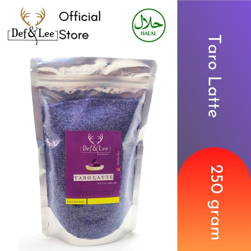 Foto Produk Taro Latte Powder dari Ubi Jepang Asli dari Def & Lee Beverages