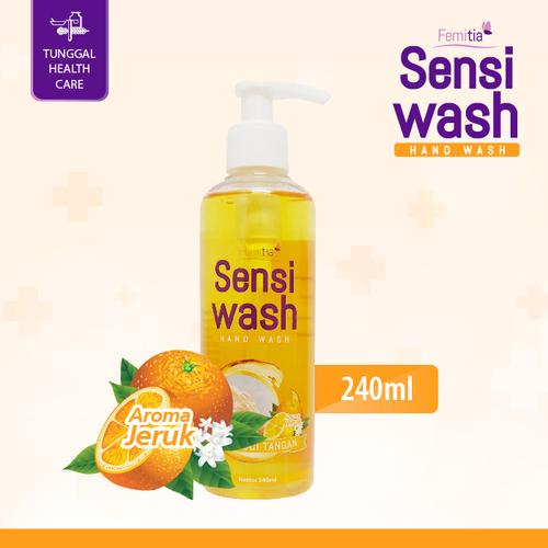 Gambar Femitia SensiWash 240ml - Hand Wash Antiseptic - Sabun Cuci Tangan dari Tunggal Health Care Tokopedia