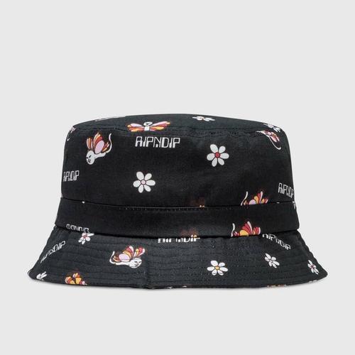 RipnDip Butterfly Bucket Hat - Black 