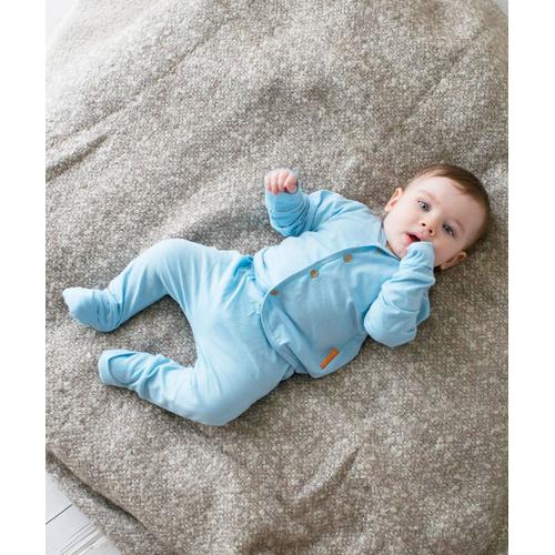 Foto Produk Takoyakids Essentials Suki Foldable Pyjamas Sets Cloud Blue - 3-6m dari Kottonville