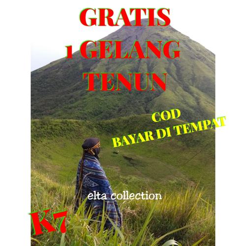 Foto Produk Kain tenun ikat etnik selimut atau blanket dari laris tenun