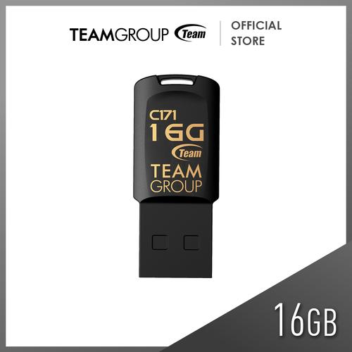 Foto Produk TEAMGROUP C171 USB 2.0 FLASH DRIVE 16GB Black dari Teamgroup Official Store