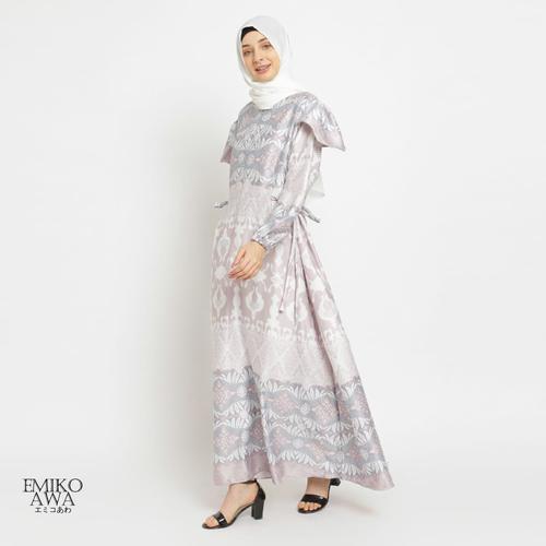 Foto Produk Gamis Wanita Terbaru Malika - Emikoawa Premium Dress Promo - Pink dari emikoawa