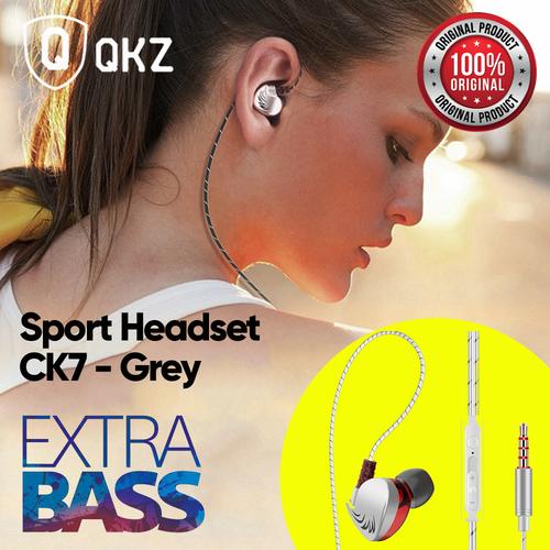 Foto Produk QKZ CK7 Headset Earphone Sport In-Ear Stereo Super Bass With Mic - Grey dari Unitech Official