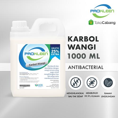 Foto Produk Karbol Wangi Pine/Cemara PROKLEEN 800mL (BONUS ISI 25%) By TOKOPEDIA dari United Cleaning Official