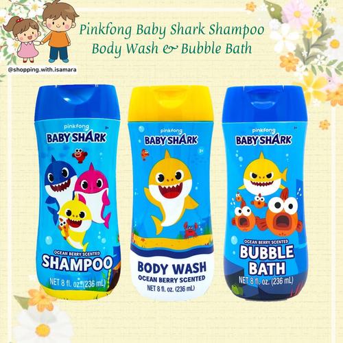 Jual Original Pinkfong Baby Shark Body Wash Shampoo / sampo sabun