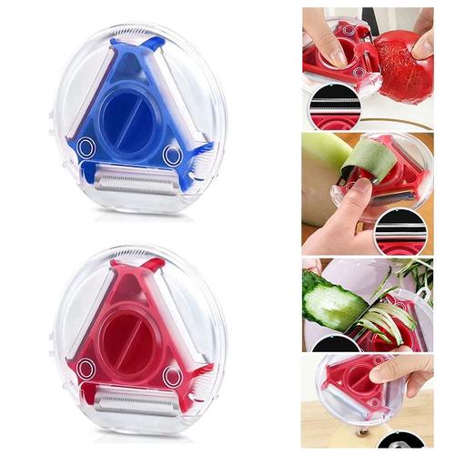 Foto Produk Alat Pengupas Kulit Buah Pengupas Sayur 3 Pisau / 3 In 1 Pisau Kupas dari juragan kado