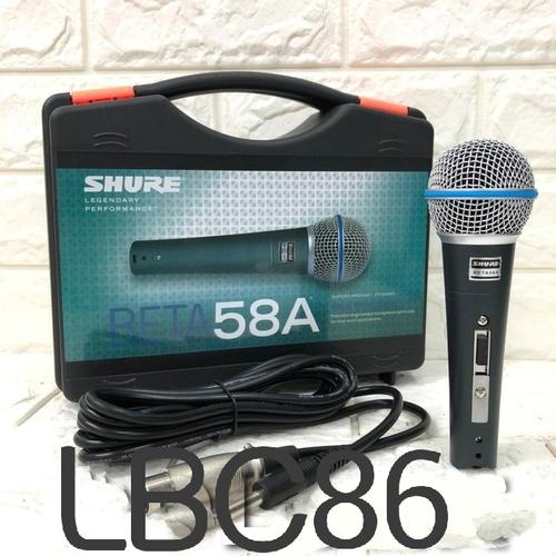 mic Beta 58 switch + koper microphone 