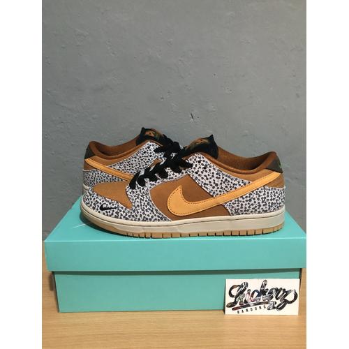 Nike SB 平凡 Dunk Low Pro 10US サファリ