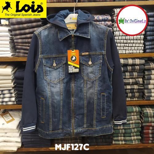 Jaket Jeans Hoodie LOIS JEANS Original 