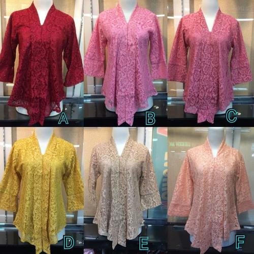 Foto Produk Atasan Kebaya Kutu Baru Brokat Floy Maroon dari Aneka Butik Fashion