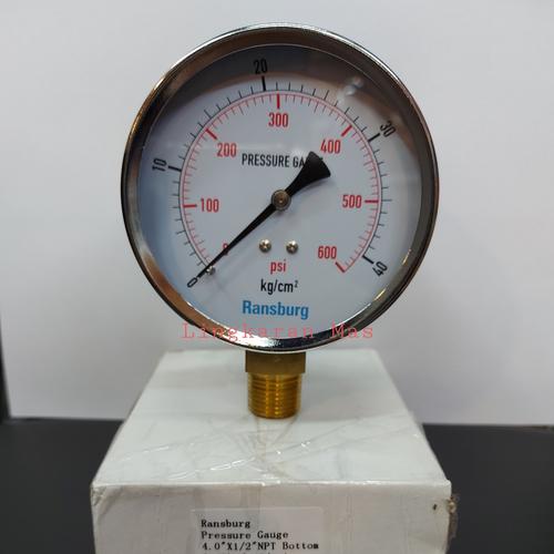 Tinggi Rbs Tsel Jual pressure gauge 4 inch black steel ransburg rbs-1005 - 16 bar ...